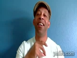 Astonishing middle-aged tóc vàng con điếm nicki thợ săn hút to cây mun mans đồng