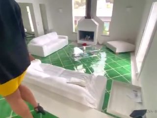 Terrific व्यापार महिला हो जाता है गड़बड़ में कई पदों में एक विलासिता villa - business-bitch